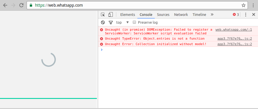 chromium no funciona